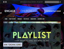 Tablet Screenshot of engagechurch.net